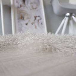 Genuine Tibetan Mongolian Double Sheepskin Rug - Soft Curly Grey Wool Pelt - thumbnail 4