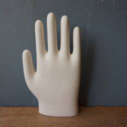Ceramic Glove Mold Hand Art Object - thumbnail 3
