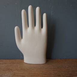 Ceramic Glove Mold Hand Art Object - thumbnail 2