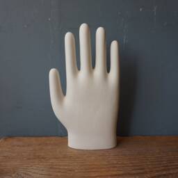 Ceramic Glove Mold Hand Art Object - thumbnail 4