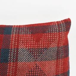 Kilim Lumbar Pillow Cover Turkish Wool Cushion, Bohemian Decor - 12x24 - thumbnail 2