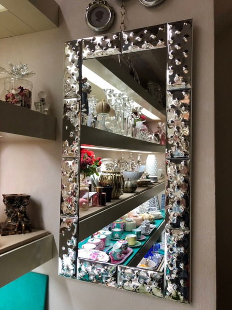 Mirror, in Murano Glass & 100% Pure Silver