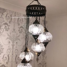Chandelier Lamp, Light, Moroccan Light, Moroccan Lighting, Turkish Light, Moroccan Lamp, Moroccan Pendant, Moroccan Lantern - thumbnail 2