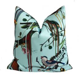 Christian Lacroix For Designers Guild - Birds Sinfonia Source Expressive Bird Iconic Botanical Designer Cushion Cover Luxury Pillow - thumbnail 1