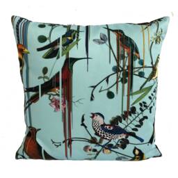 Christian Lacroix For Designers Guild - Birds Sinfonia Source Expressive Bird Iconic Botanical Designer Cushion Cover Luxury Pillow - thumbnail 3