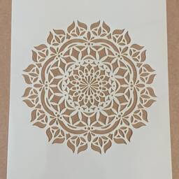 Mandala, Mylar Stencil, India, Wall Art, Airbrushing, Painting, Craft - thumbnail 2