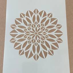 Mandala, Mylar Stencil, India, Wall Art, Airbrushing, Painting, Craft - thumbnail 3