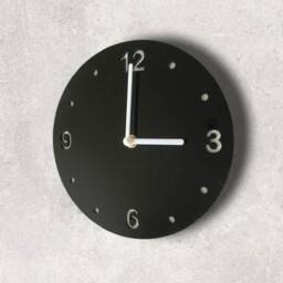 Round Two Colour Acrylic Clocks - Many Colours - Bespoke Shapes & Sizes Made - thumbnail 3