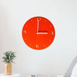 Round Two Colour Acrylic Clocks - Many Colours - Bespoke Shapes & Sizes Made - thumbnail 2