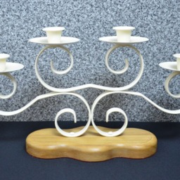 Unique 4 Candlestick Holder. Candelabra - thumbnail 3