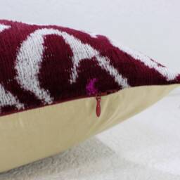 Velvet Ikat Pillow - thumbnail 4