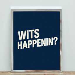 Wits Happenin Print - Scottish Funny Art Quotes - Print Only, Frame Not Included - thumbnail 2