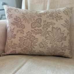 Sarah Hardaker Orissa Floral Linen Cushion Cover - thumbnail 4