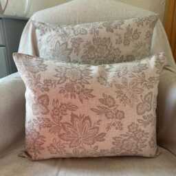 Sarah Hardaker Orissa Floral Linen Cushion Cover - thumbnail 3