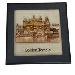Sikh Photo Frame Golden Temple Sri Harmandir Sahib Wooden Wall Home Decor Zzz10 Wood Carved Darbar Saab Amritsar Swaran Mandir Sikhism New - thumbnail 4