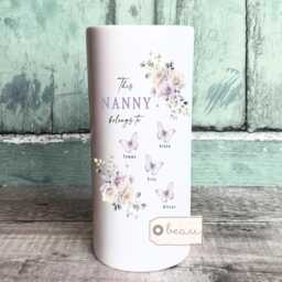 Personalised Nanny Belongs To Small Vase Jug Mug Wildflower Floral Ceramic Flower Gift For Her, Nanna Grandma Nana Gran - thumbnail 3