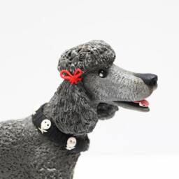 Custom Poodle & Labradoodle Sculpture Handmade Polymer Clay Keepsake - thumbnail 4