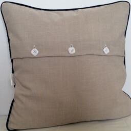 Applique Sailing Boat Pillow Patriotic Nautical Decor - thumbnail 2