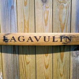 Lagavulin 1997 Whisky Barrel Stave Sign, Islay Cask Wall Art Gift