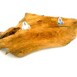 "Wood Carving Elephant Head Natural Teak Hand Carved Wooden Wall Hanging Handmade Art Home Decor/Gift 19"" X 10" - thumbnail 4