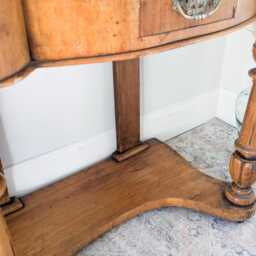 Victorian Burr Walnut Duchess Dressing Table, Desk, Console - thumbnail 4