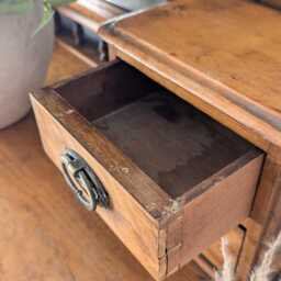 Victorian Burr Walnut Duchess Dressing Table, Desk, Console - thumbnail 2