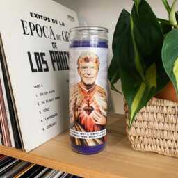 Saint Anthony Bourdain Prayer Candle Scented Vegan Soy Wax, 120Hr Burn - thumbnail 2