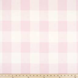 Farmhouse Chic Buffalo Check Balloon Curtain With White Double Ruffles & Color Choices - thumbnail 4