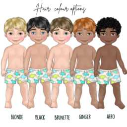 Personalized Kids Beach Towel Character Design With Tassels - thumbnail 2