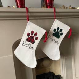 Personalised Christmas Dog Stocking - Stockings Gifts Pet - thumbnail 2