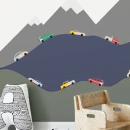 Cars & Trucks Wall Stickers For Kids' Bedroom, Nursery, Playroom - PVC-Free, No Odour Repositionable Peel Stick Fabric Decal - thumbnail 4