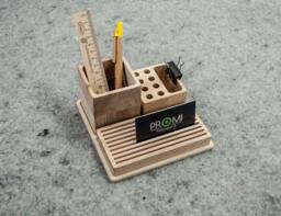 Wood Desk Organiser Pencil Holder Pen Boyfriend Gift Ideas