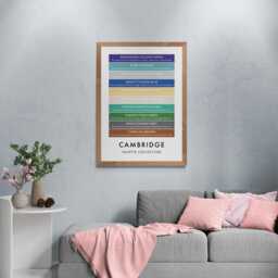 Cambridge Funny Colour Palette Print, Poster Wall Art - thumbnail 2