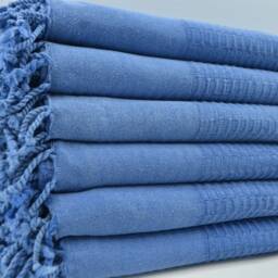"Stone Washed Towel, , Beach Towel, Towel, Bohemian Towel, Tribal Towel, Stone Peshtemal, Blue Peshtemal, Peshtemal, 34""x67" - thumbnail 3