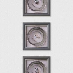 Coastal String Art Set - Seashell & Mineral Stone, Framed Wall Decor - thumbnail 3