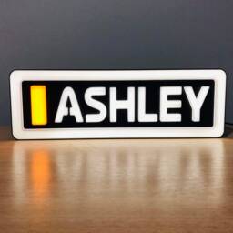 Formula 1 Led Name Sign Personalised Motorsport Room Decor - thumbnail 3
