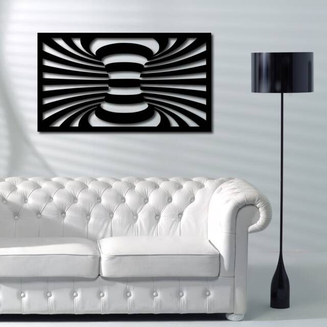 3D Vortex Illusion Acrylic Wall Art Modern Home Decor - image 1
