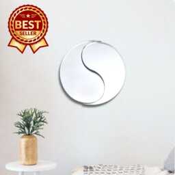 Yin Yang Acrylic Mirror Wall Art Modern Home Decor