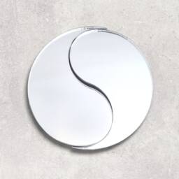 Yin Yang Acrylic Mirror Wall Art Modern Home Decor - thumbnail 4