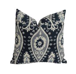 Designers Guild & William Yeoward - Kerani Midnight Stunning Designer Home Decor Cushion Cover Throw Pillow - thumbnail 1
