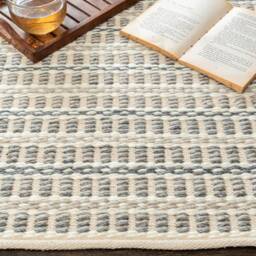 Hand Woven , Modern Style Newzealand Cotton & Blended Wool Area Indoor Rug. Entryway Or Runner Customisation Available - The Rug Baket - thumbnail 3
