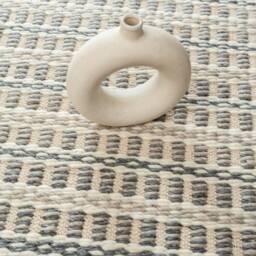 Hand Woven , Modern Style Newzealand Cotton & Blended Wool Area Indoor Rug. Entryway Or Runner Customisation Available - The Rug Baket - thumbnail 2