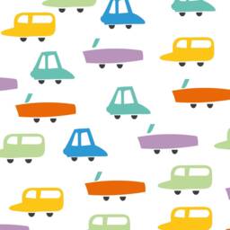 Cars Wall Stickers - Bright Decals, Kids Art, Nursery Stickers, Fun Colourful Room, Bedroom Decor - thumbnail 2