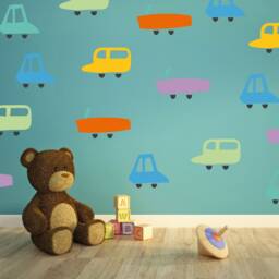 Cars Wall Stickers - Bright Decals, Kids Art, Nursery Stickers, Fun Colourful Room, Bedroom Decor - thumbnail 3