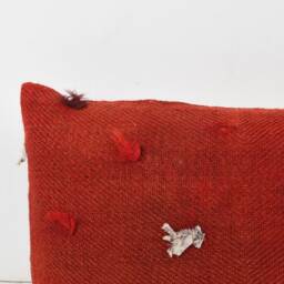 Kilim Lumbar Pillow Cover 12x24 Turkish Bohemian Cushion - thumbnail 3