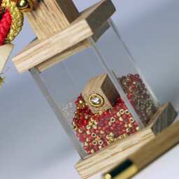 Interactive Magic Gold Lantern Charm Removable Magnetic Wand Moves The Cube Inside Fun, Lantern, Unique Gift For All - thumbnail 2