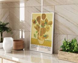 Vincent Van Gogh Sunflowers 1888 Printed Wall Art A3 A4 Classic Floral Impressionist Decor Gift - thumbnail 1