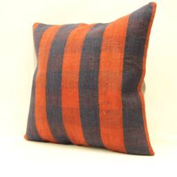 Kilim Pillow, Sofa Pillow Boho Pillow, Handwoven Pillow, 18x18 - 45x45 cm Minimalist Decorative Pillow, Cushion Cover Throw Pillow 4Kbf-486 - thumbnail 2