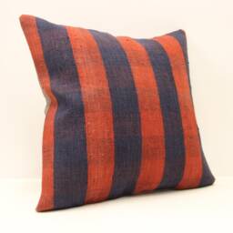 Kilim Pillow, Sofa Pillow Boho Pillow, Handwoven Pillow, 18x18 - 45x45 cm Minimalist Decorative Pillow, Cushion Cover Throw Pillow 4Kbf-486 - thumbnail 3