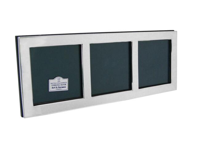Three Pictures On Photo Frame Sterling Silver With Wooden Back By Jewelaridesigns - image 1